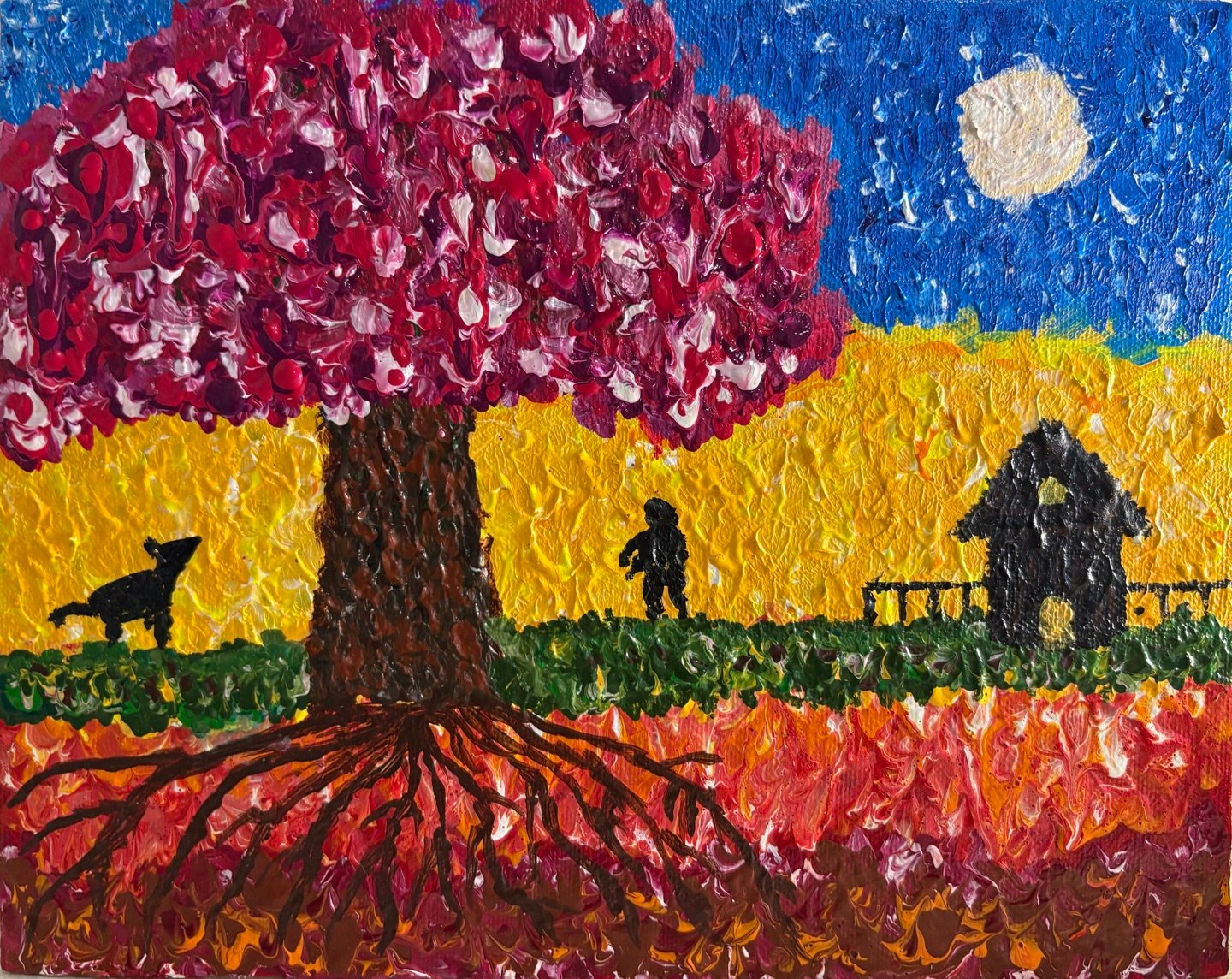 Bought With Roots, a painting by Aditya Mittal