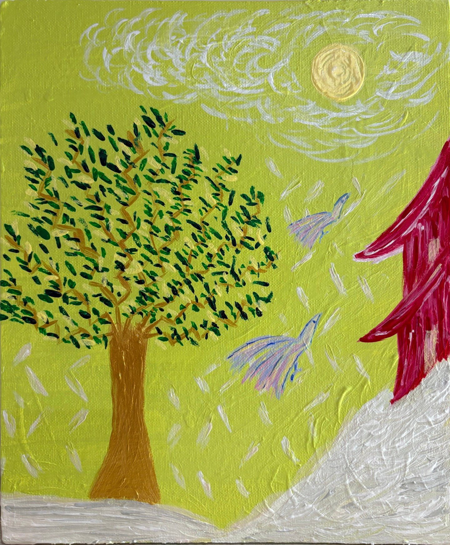 Out of Season, a painting by Aditya Mittal