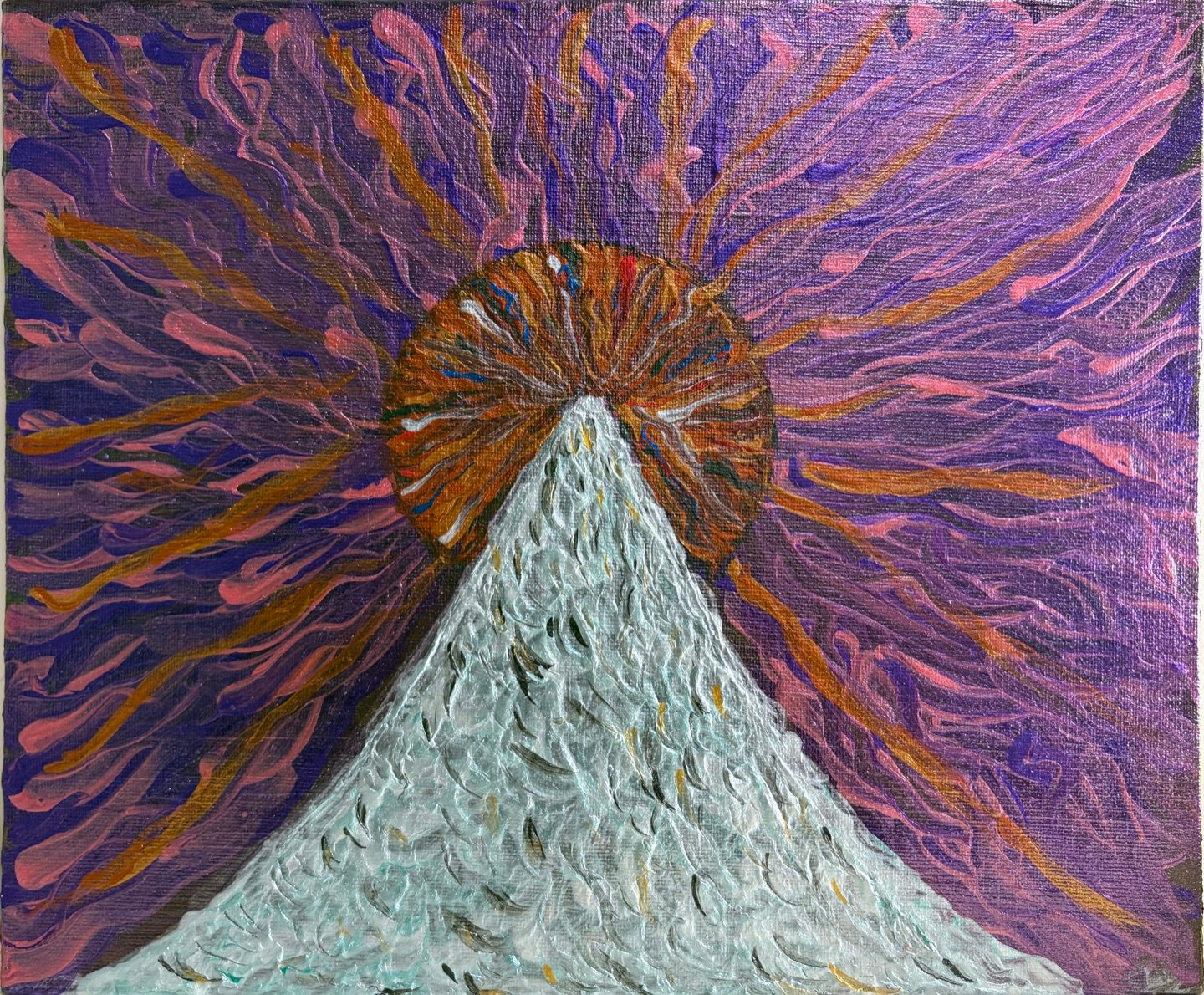 The Few Who Reach, a painting by Aditya Mittal