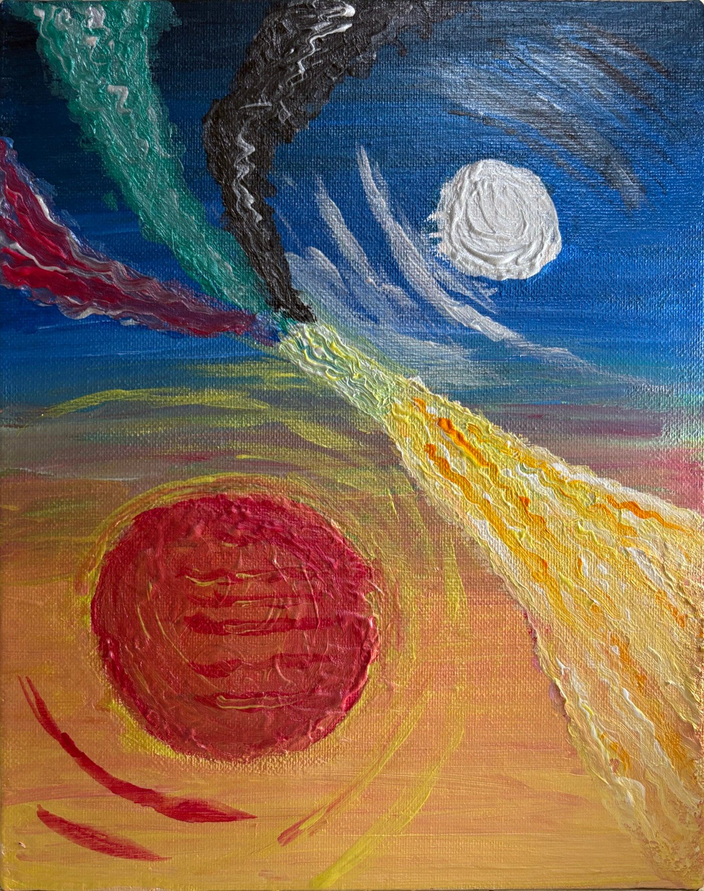 The Perspective, a painting by Aditya Mittal