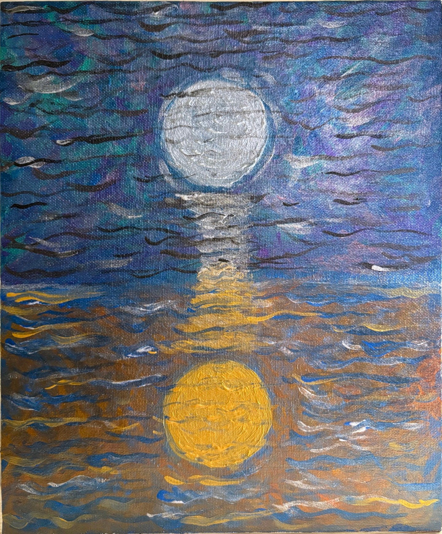 The Second Star, a painting by Aditya Mittal